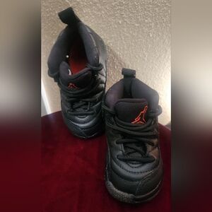 Nike Air Jordan 12 Retro Utility Grind Size 5C All Black Sneakers